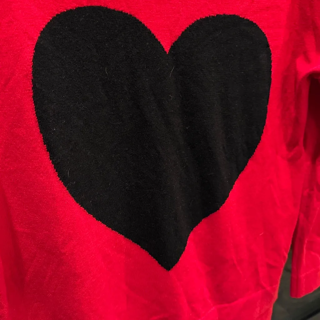 Torn by Ronny Kobo Wool Heart Sweater - Image 4