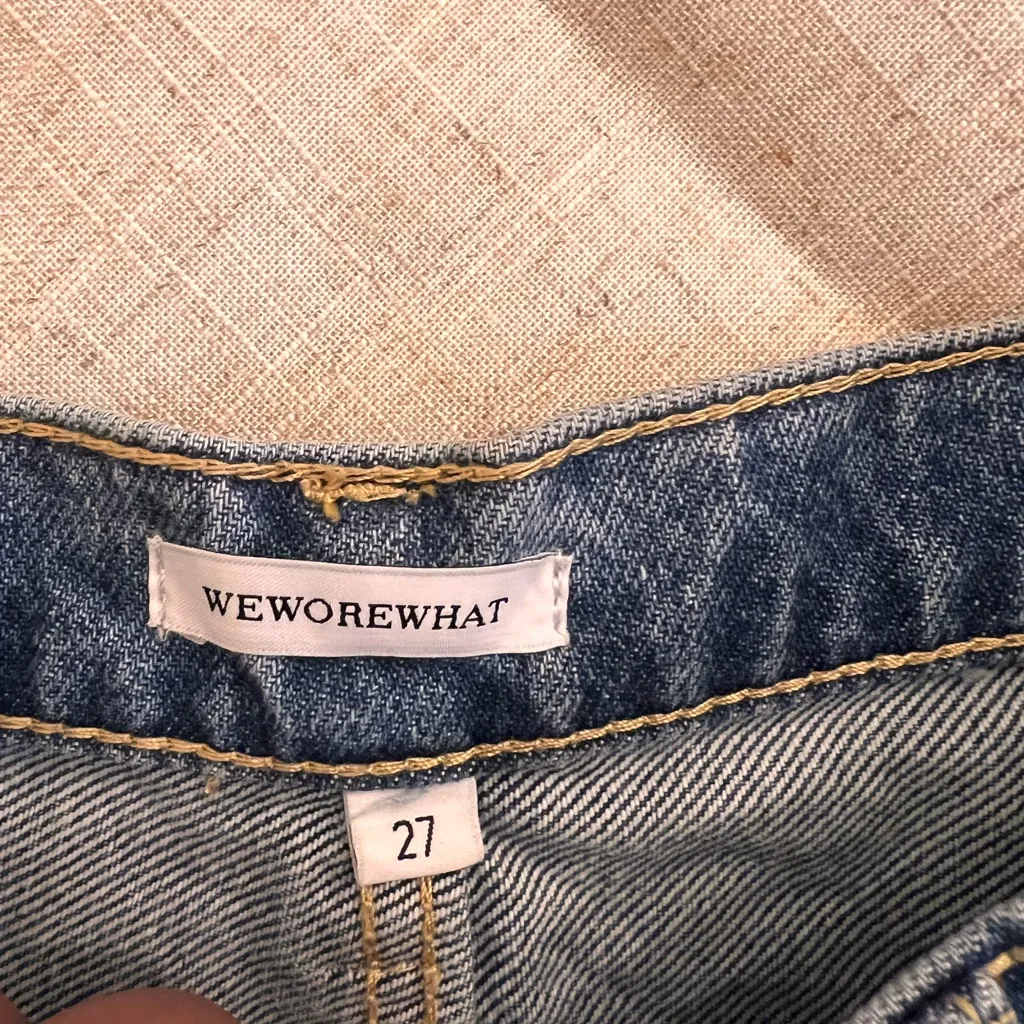 WeWoreWhat Distressed Blue Jeans - Image 5