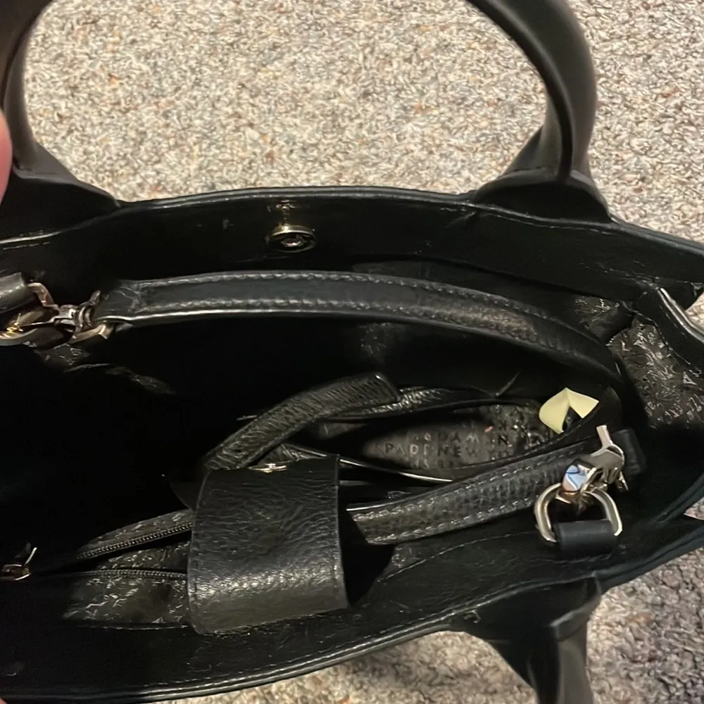 Kate Spade Merriweather Black & White Flynn Satchel - Image 6