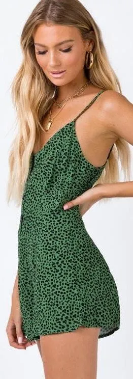 MINKPINK Mega Button Up Playsuit - Image 3