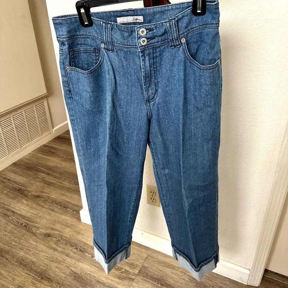 Chico's Platinum Claire CP cuffed jeans - Image 4