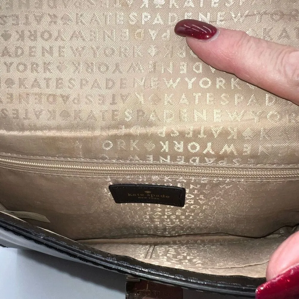 Kate Spade Harwood Place Fiona Leather Square Crossbody Bag - Image 11