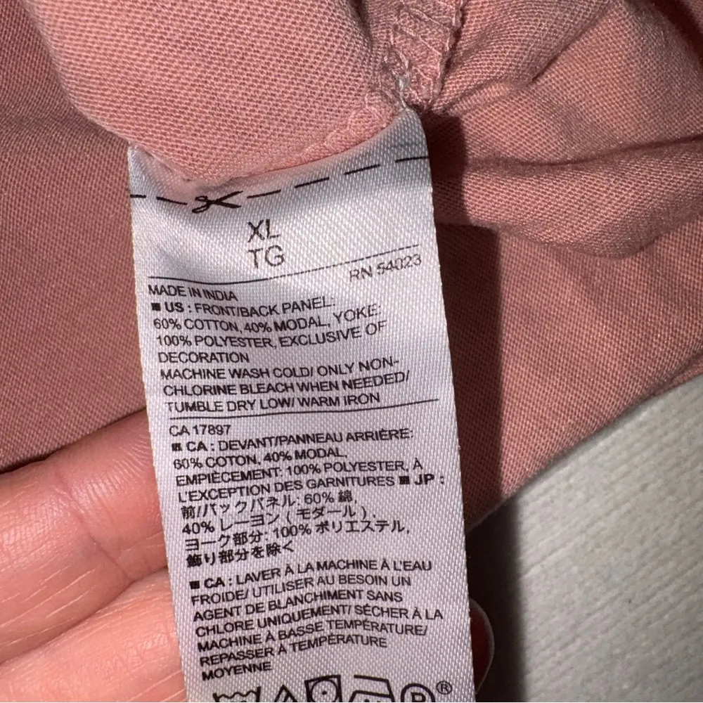 Banana Republic Pink Relaxed Short Sleeve T-Shirt - Image 3