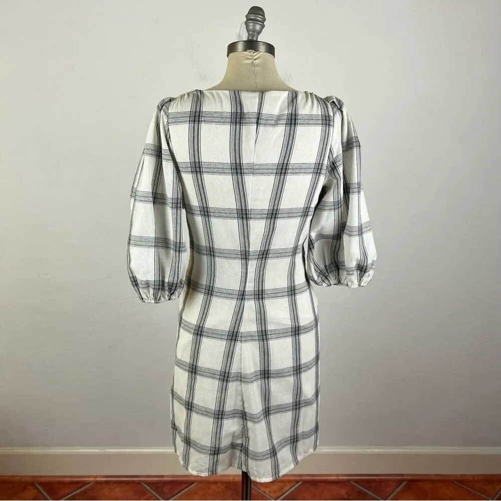 Free People Miss Molly Plaid Mini Dress Size 0 - Image 6