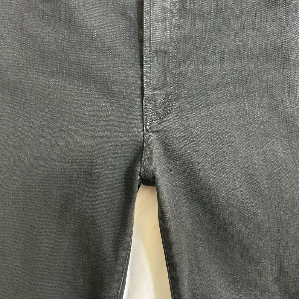 Mother Insider Crop Step Fray jeans Not Guilty 30 Black - Image 6