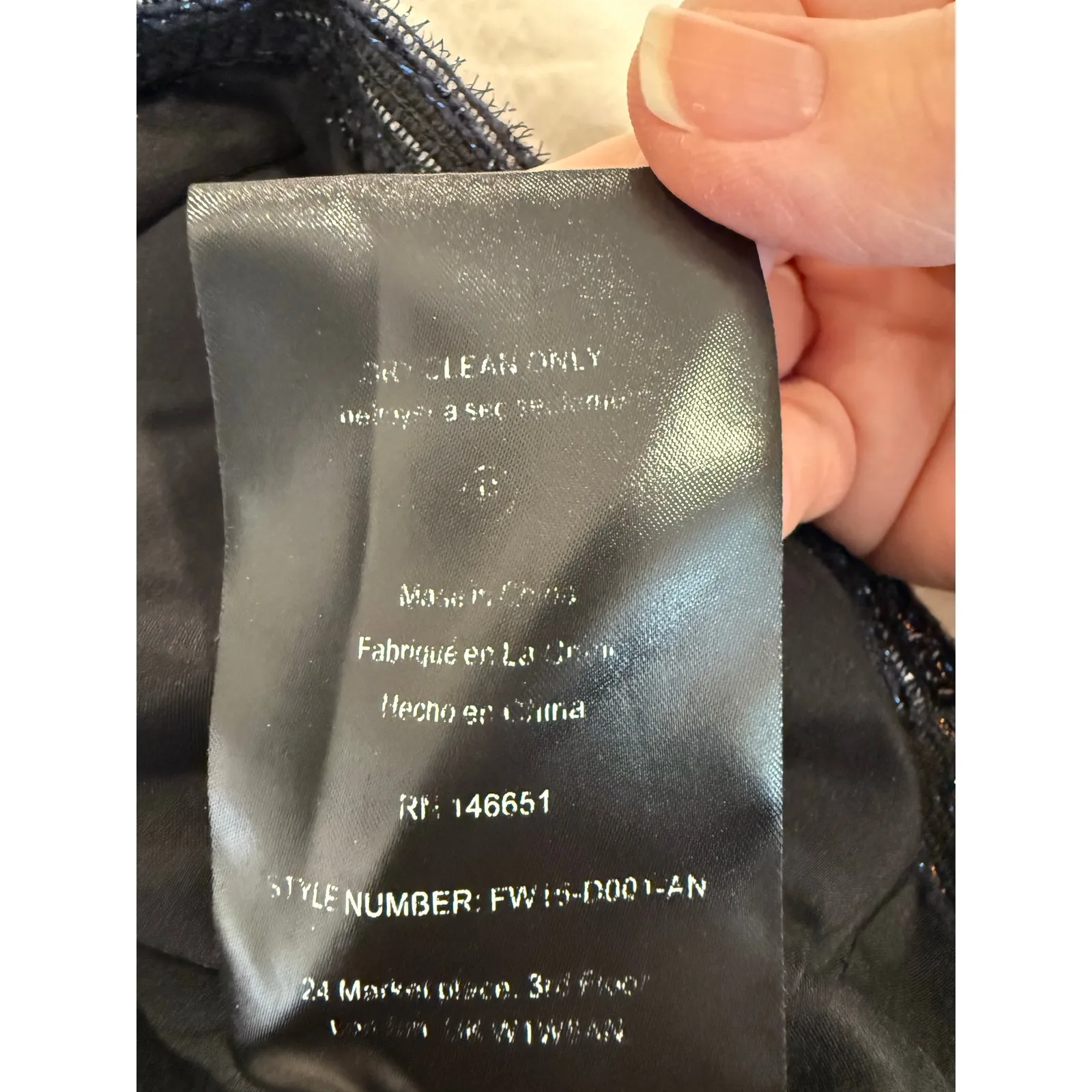 Anthropologie Greenwich & Mews Shift Dress Women 6P Black Stripe Jacquard Collar - Image 6