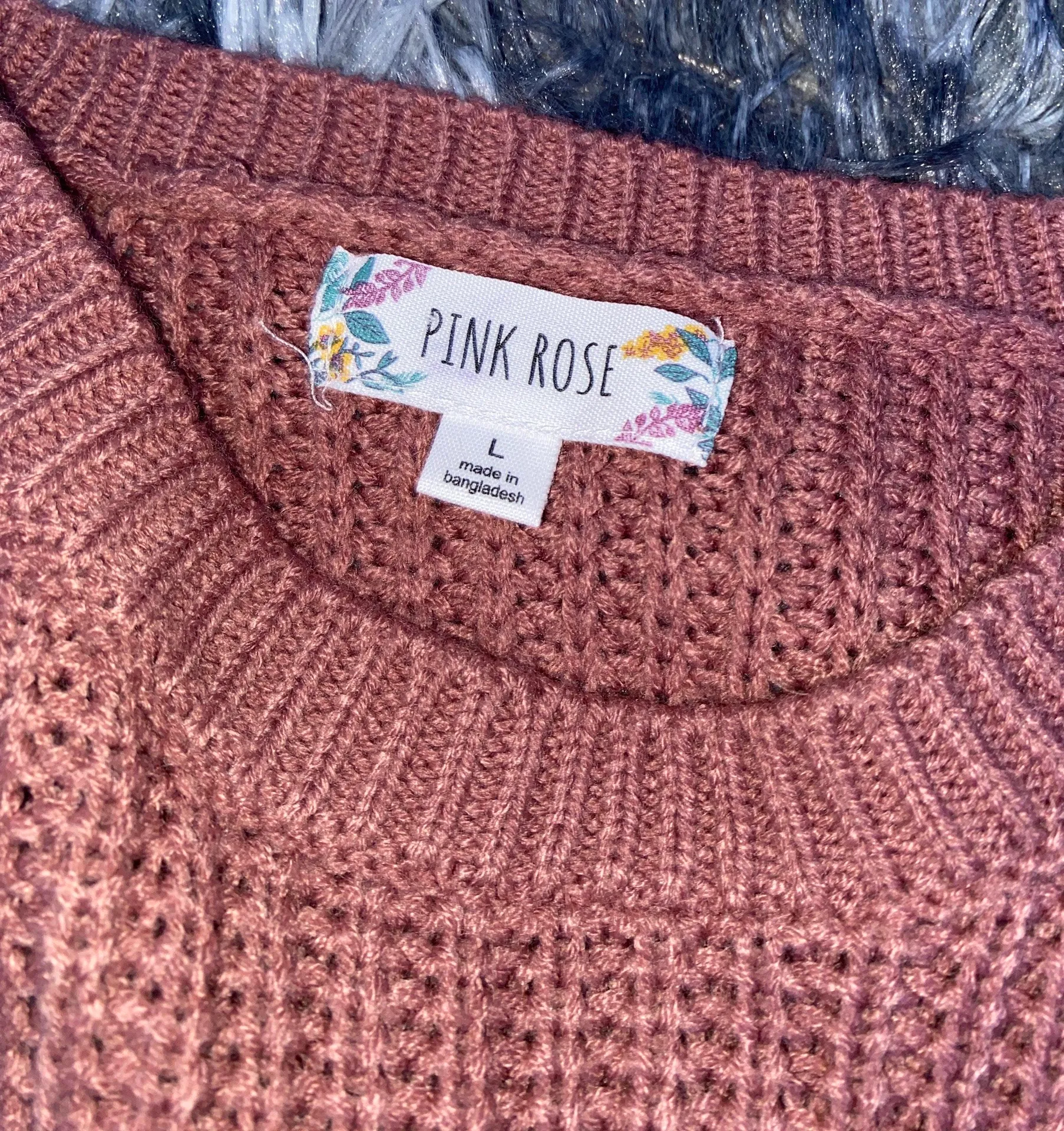 Pink Rose Sweater - Image 3