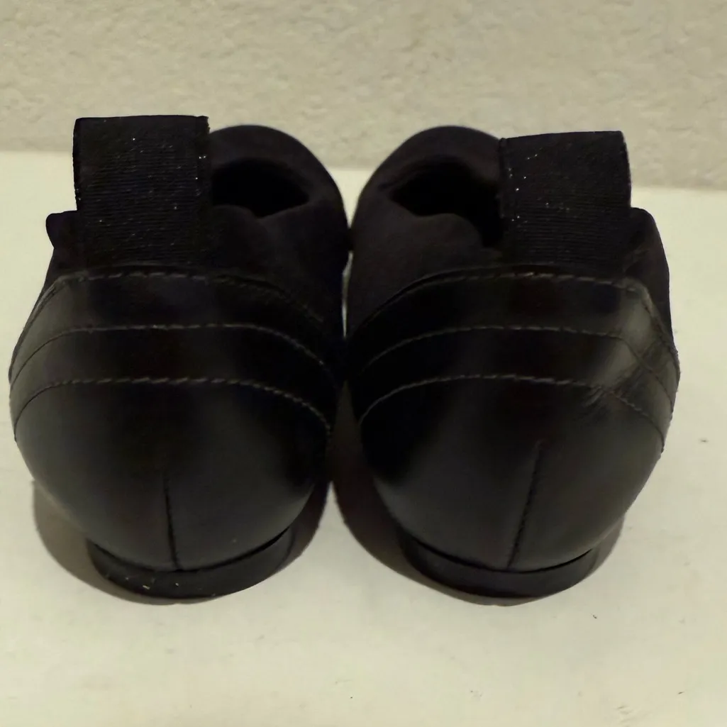 MUNRO Iriana Black Stretch Floral Ballet Flats Loafers Size 8.5 Slip-On - Image 6