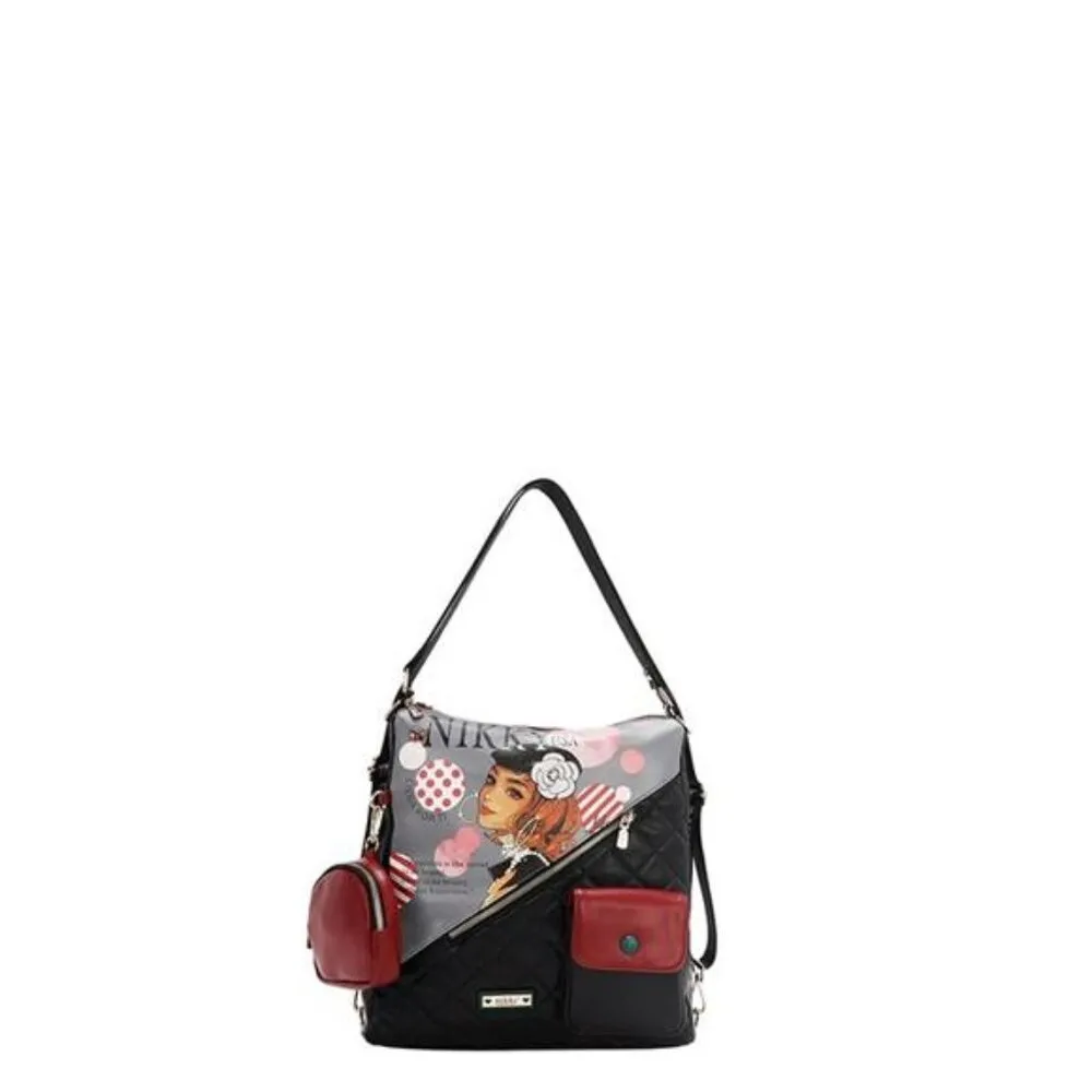Nicole Lee USA‎ Convertible Adjustable Strap Backpack Bag - Image 3