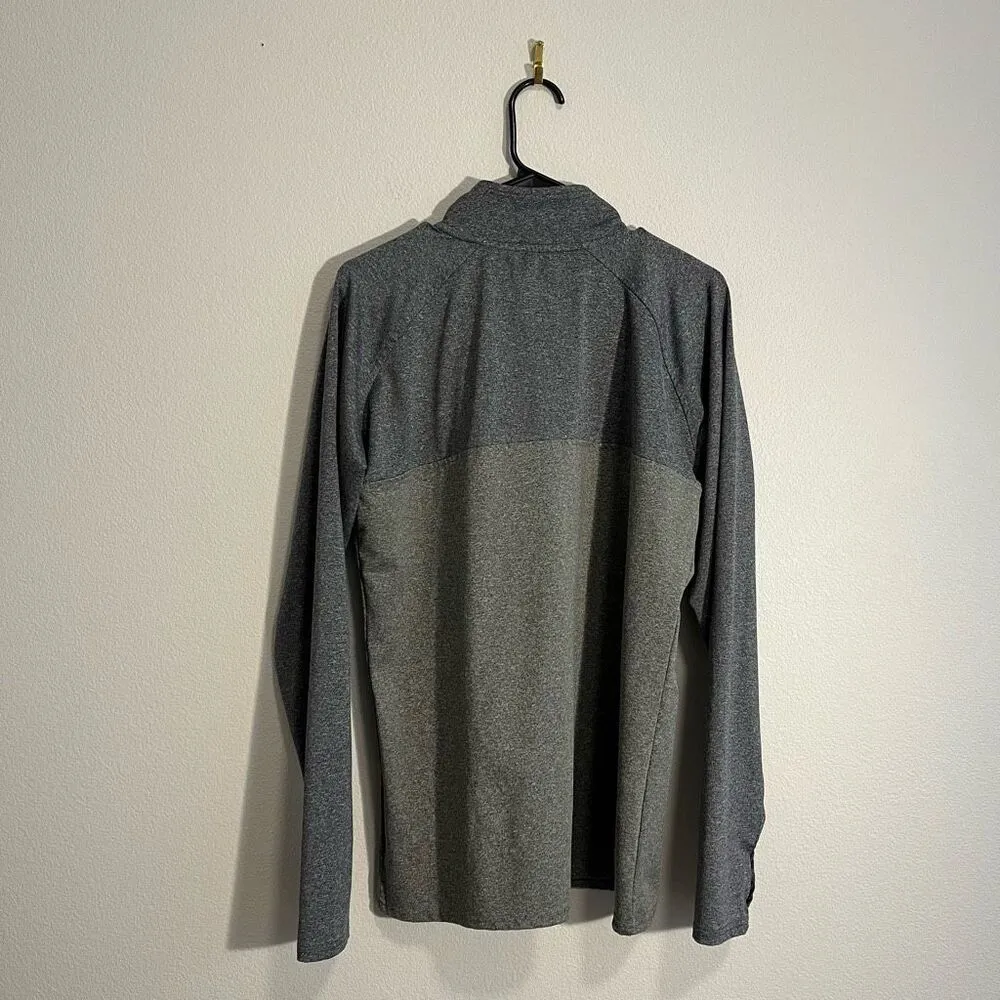 Iowa Hawkeyes Big Ten NCAA Women's Gray Rivalry Threads Asymmetrical 1/4 Zip - S - Image 2