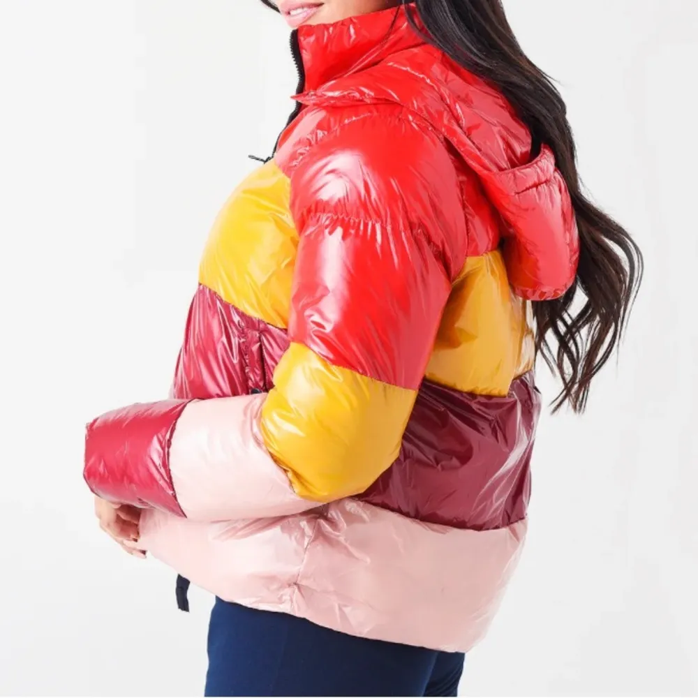 Deluc Puffer Colorful Artemis Jacket Small Red - Image 3