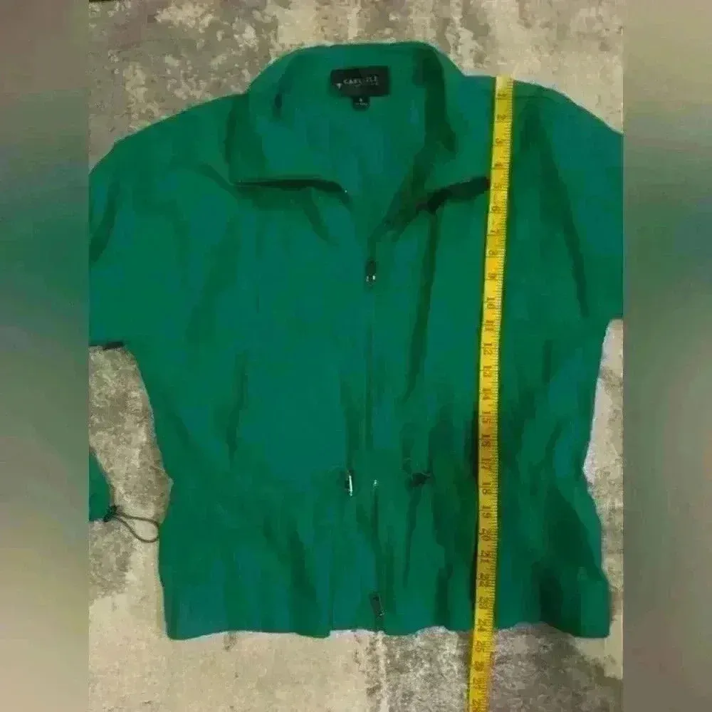 Women’s Green Carlisle Water Resistant Jacket - Image 7