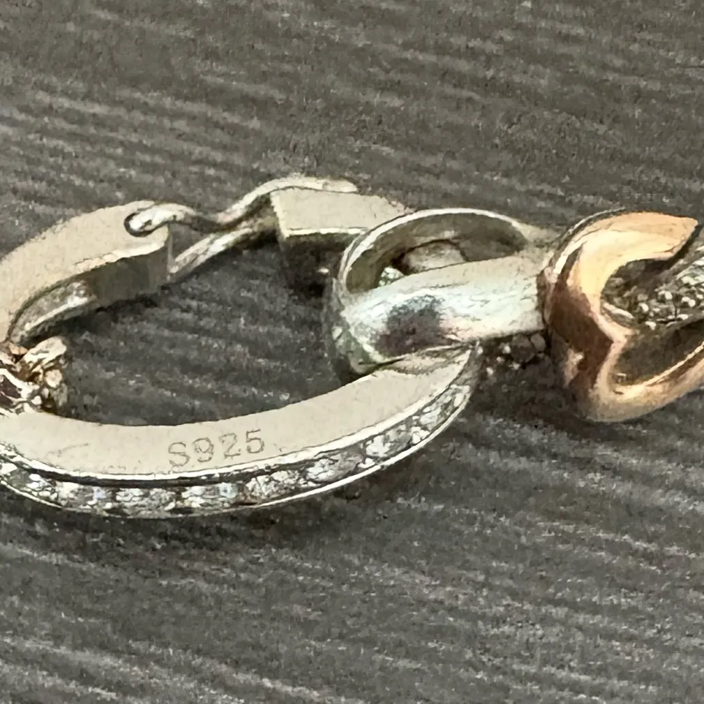 Helzberg I AM LOVED 14K & Sterling Silver Genuine Diamond Pendant Necklace - Image 6