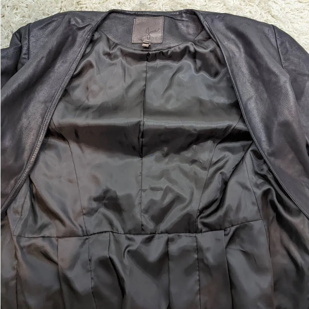 Joie Leather Jacket Black Size Small - Image 12