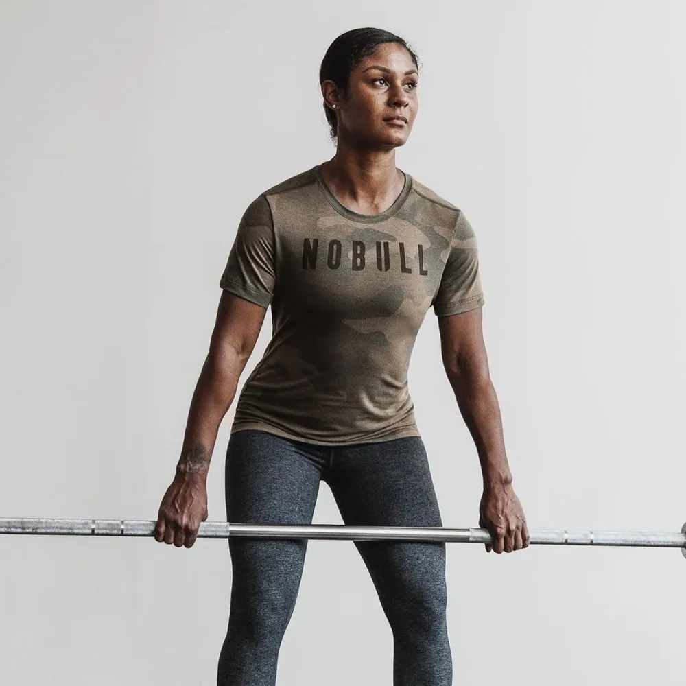 **FLASH SALE** NWT NOBULL Women’s Army Green Camo Tee - XS - Image 6