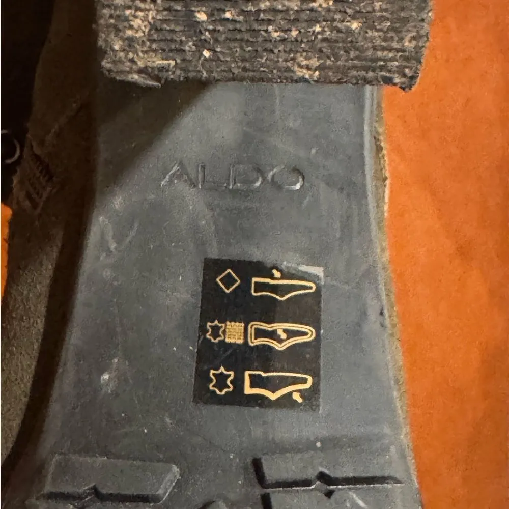 Aldo Women's  Olive ADEASIEN High Heel Laced-Up Thigh Boot size 10 - Image 9