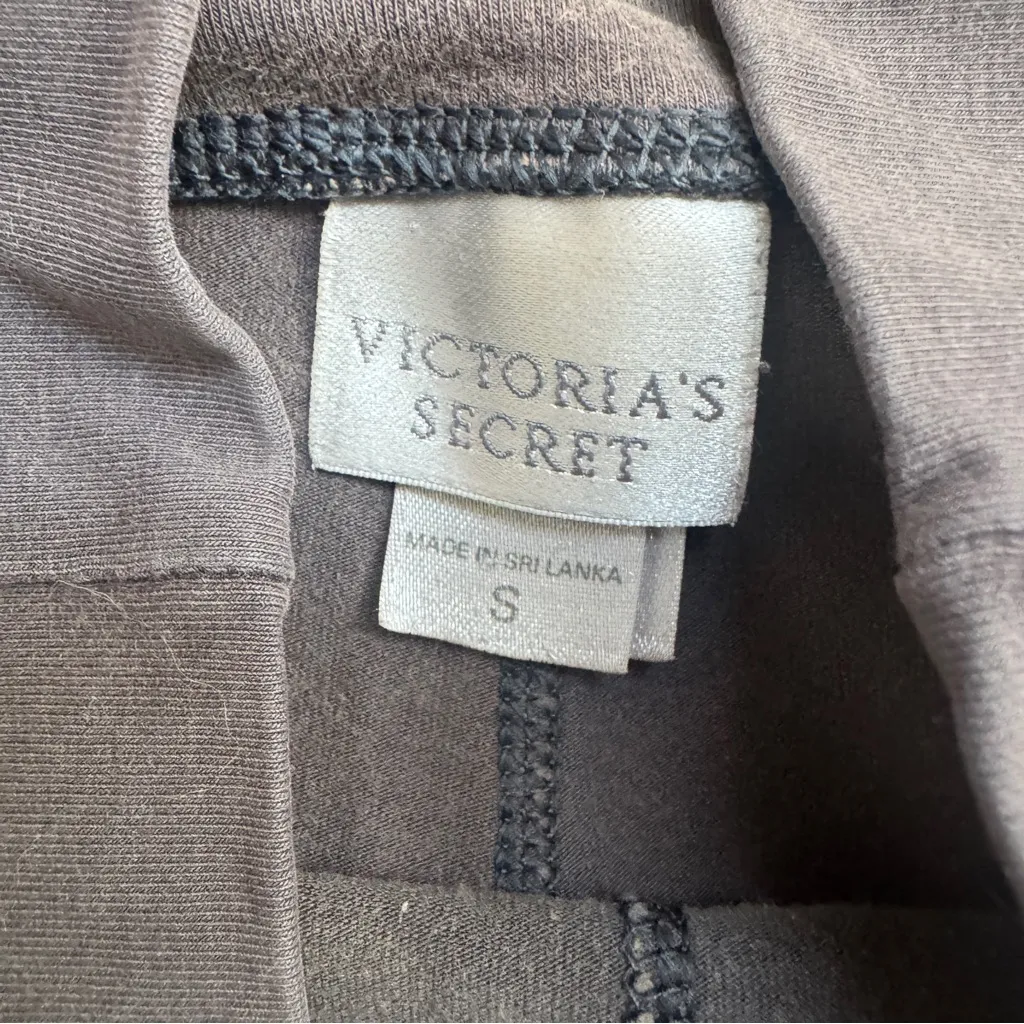 Victoria's Secret VS Cotton High-Rise Flare Leggings Size Small Taupe - Image 6