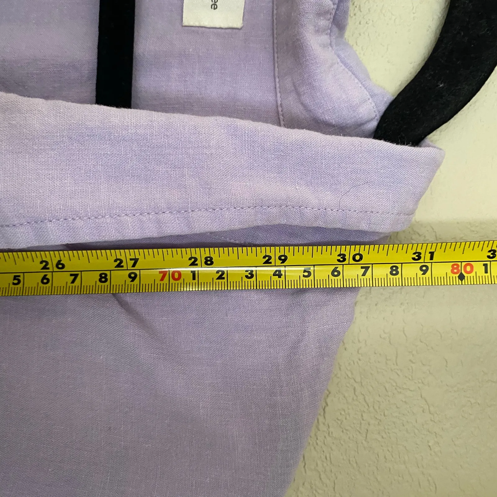 Wilfred Free Lavender Purple Button Down Shirt Boxy Oversized Women's size Large - Image 8