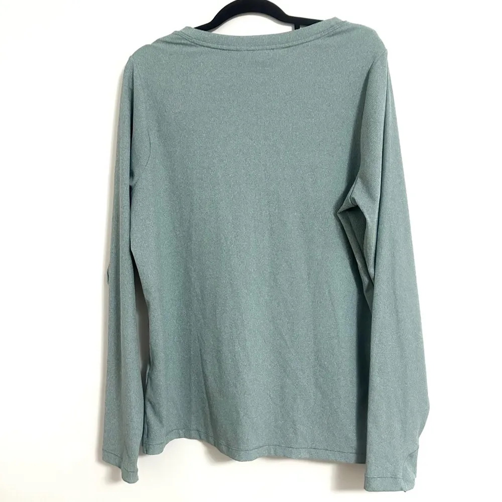 Athleta Uptempo Ribbed Henley XL - Image 4