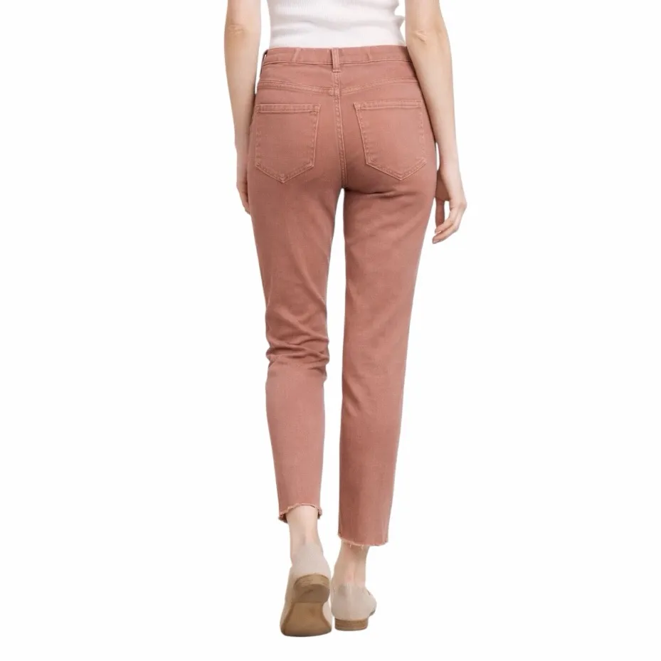 Liverpool Los Angeles Dusty Coral The Crop Slim Mid Rise Jeans Women’s Size 10 - Image 2