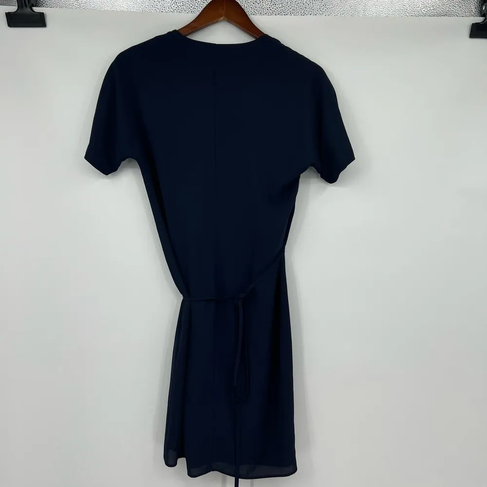 Aritzia Babaton Wallace Wrap Dress in Pure Indigo Navy true wrap dress Size XS - Image 5
