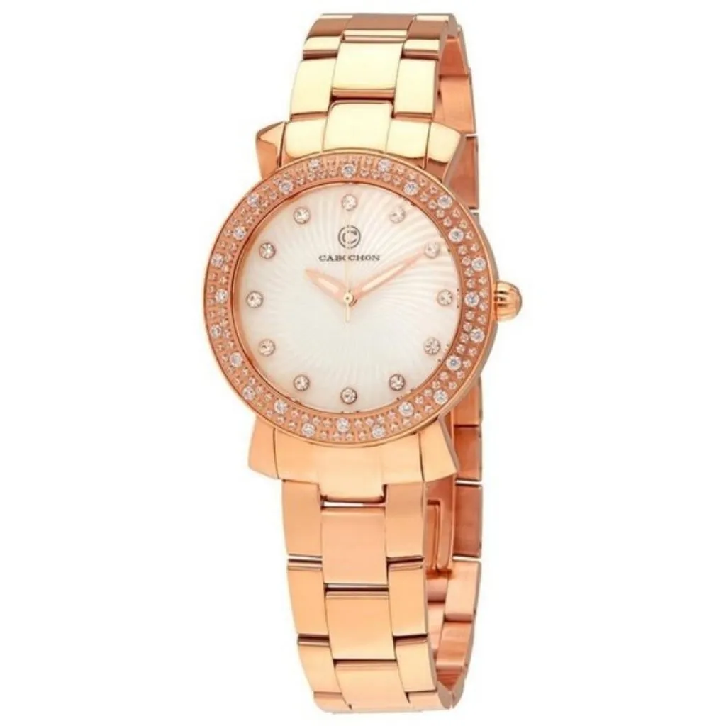 NWT Cabochon Fashion Ladies Quartz Steel Authentic Watch - Image 4