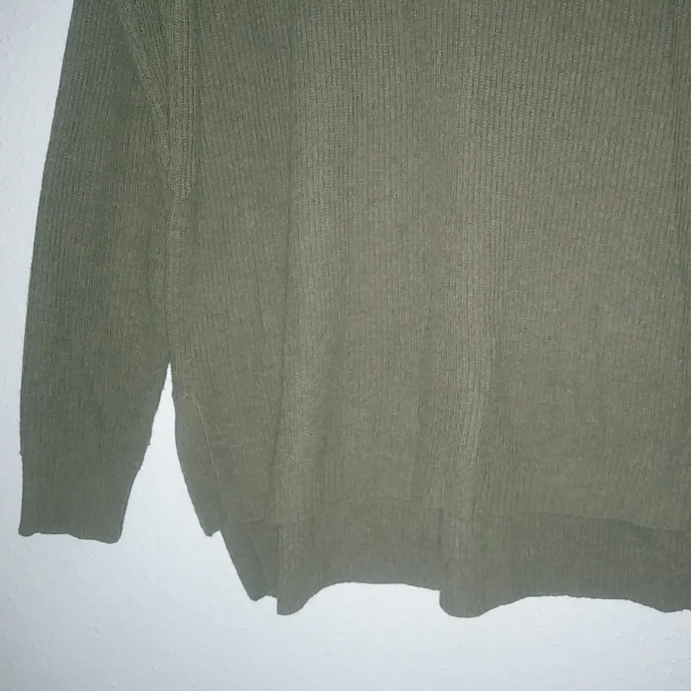 Madewell S Merino Wool Blend Knit Oversized Green Pullover Top - Image 3