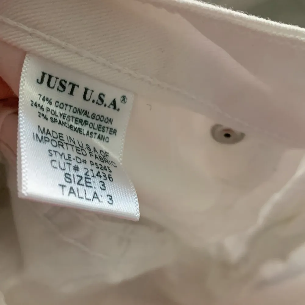 Just USA  white jeans - Image 6