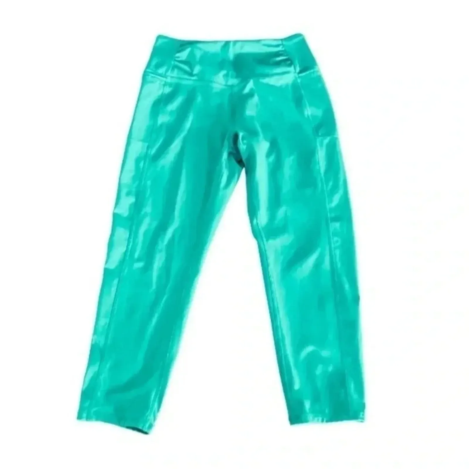 Free People FP Movement Breathe Easy Leggings TURQUOISE Size S - Image 2