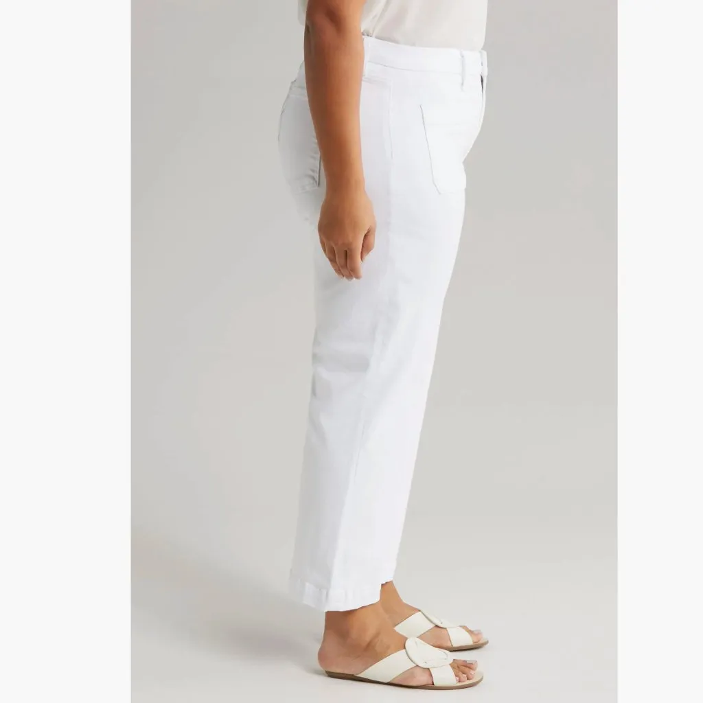 NWT KUT from the Kloth Meg Patch Pocket High Waist Ankle Wide Leg Jeans 22W - Image 3