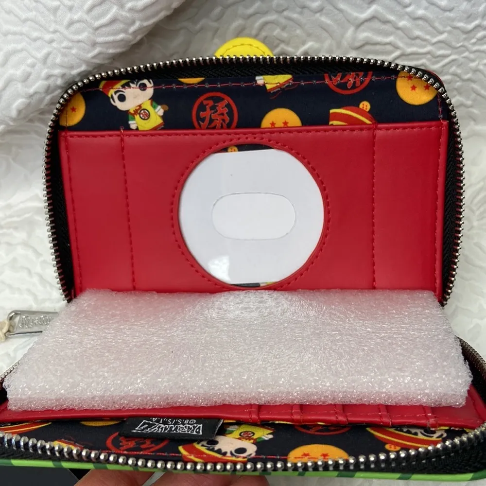 Loungefly POP Dragon Ball Z Saiyan Gohan Piccolo Clutch 6 Slot Wallet NWT - Image 16