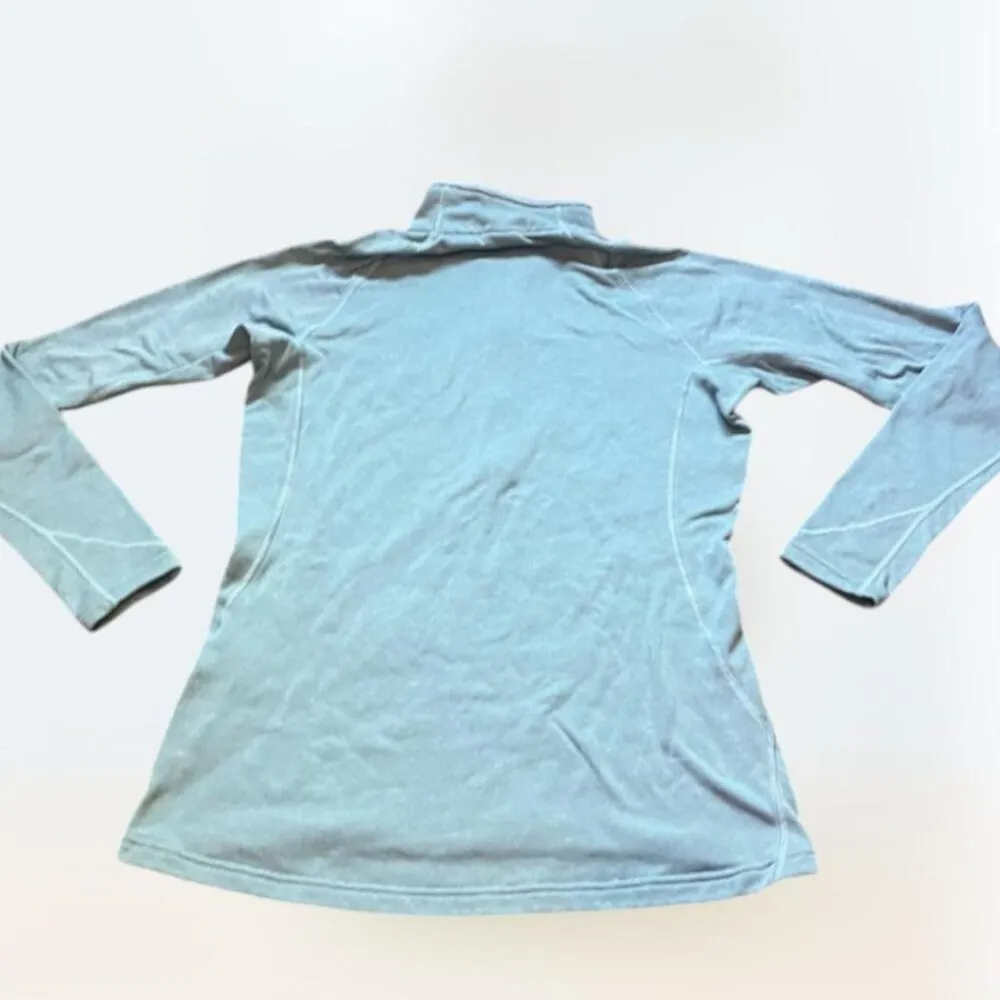 Women's Teal Capilene Baselayer Midweight 1/2 Zip Long Sleeve Size M - Image 2