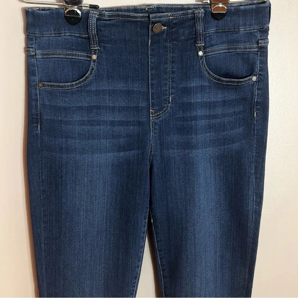 Liverpool Los Angeles Womens Gia Glider Skinny‎ Med/Dark Wash Jeans Size 12/31 - Image 5