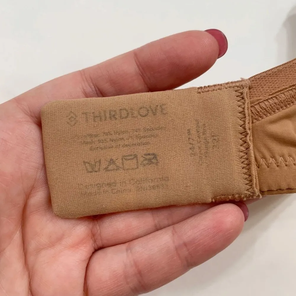 ThirdLove 24/7 Classic Contour Plunge Mesh Bra Mocha 32F - Image 9