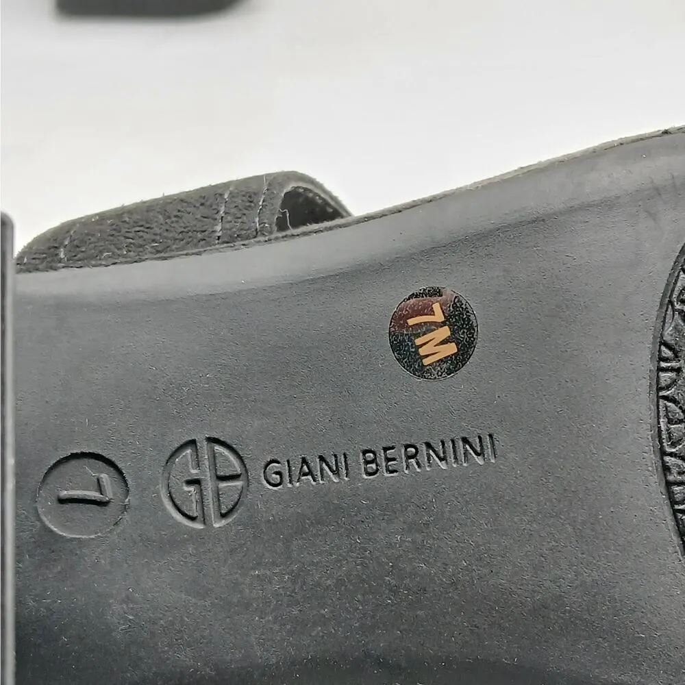 Giani Bernini Womens Sandals Shoes Size 7M Black Chunky Heel Platform Summer - Image 10