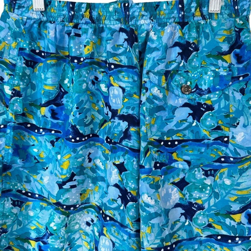 Vintage 90s Express Campagnie Internationale High Waist Silk Shorts - Image 11