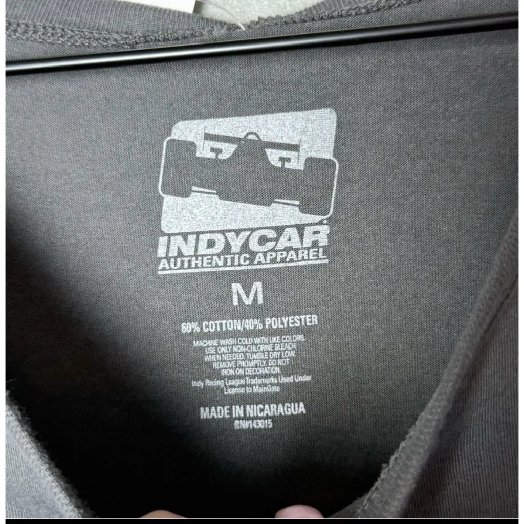 IndyCar Women’s Sleeveless Gray Graphic Print Muscle Tank Top Lightweight size M Size M - Image 8