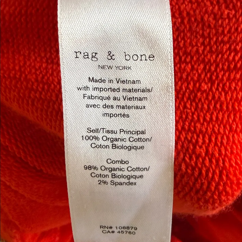 rag & bone women’s Red Sweatpants - Image 8