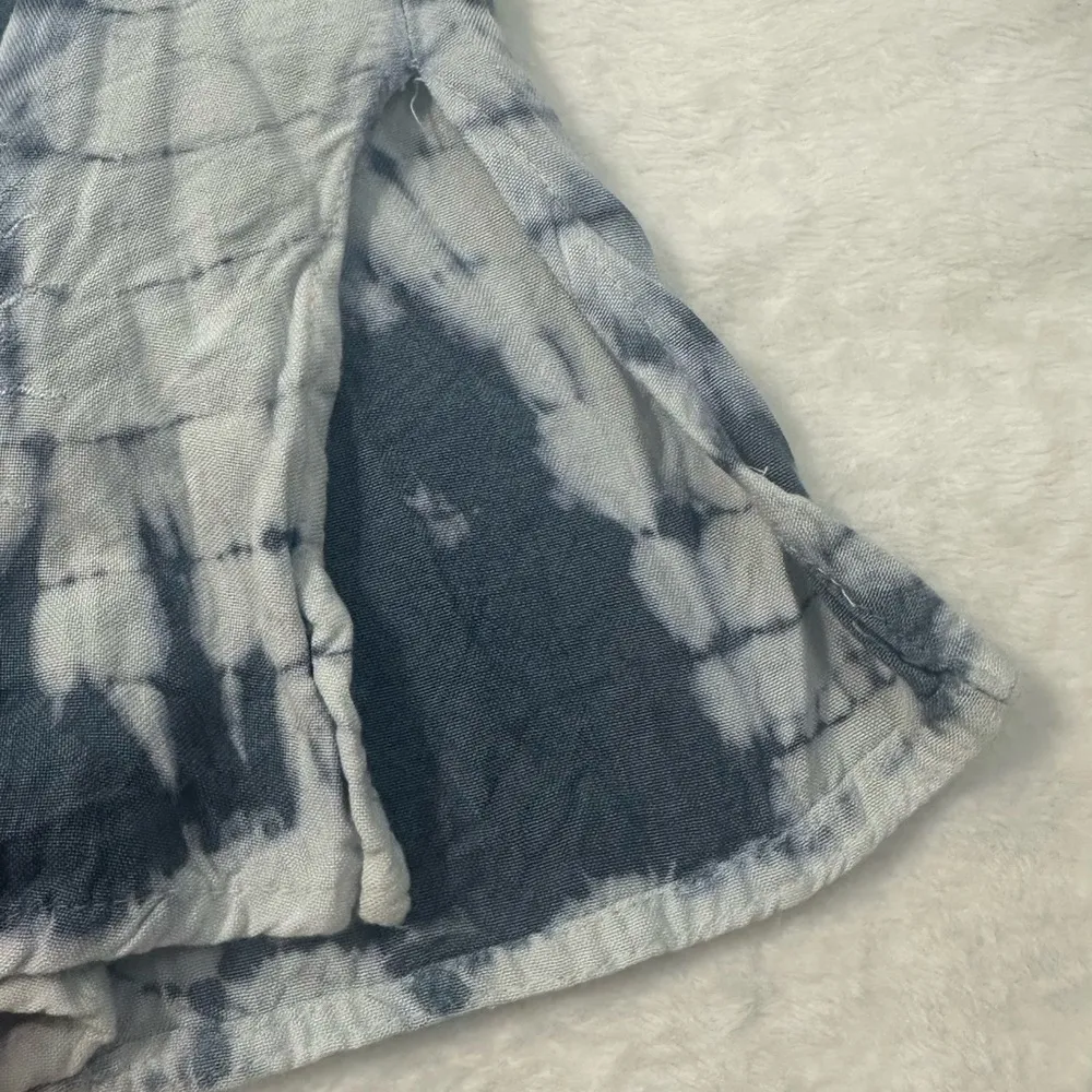 Raya Sun Tie Dye Beachy BOHO Tank Pink and Gray Sleeveless Mini Sundress - Image 5