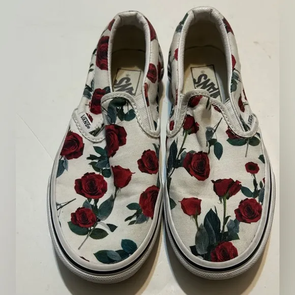 Vans Floral Slip-On Sneakers - Image 2