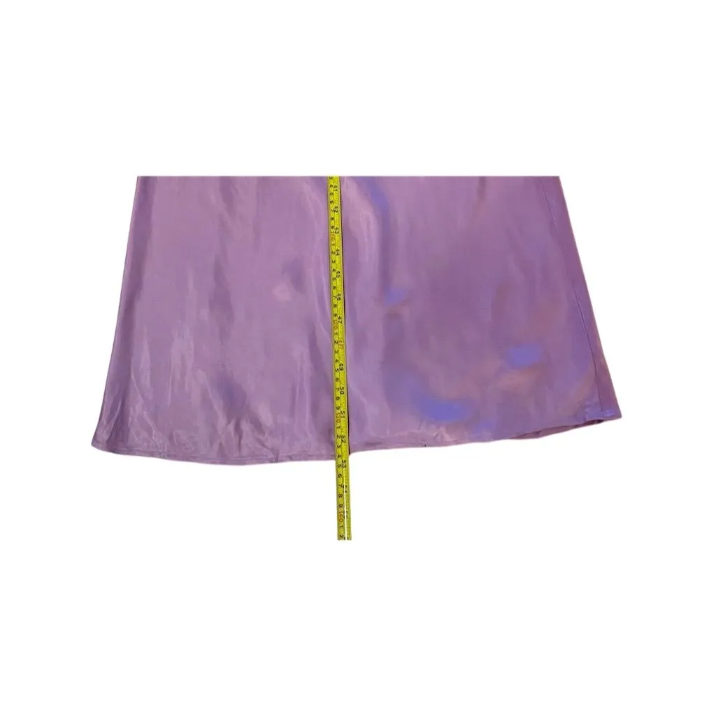 Madewell Women's Square Neck Midi Slip Dress Lilac Purple Size 14 NWT - Image 7