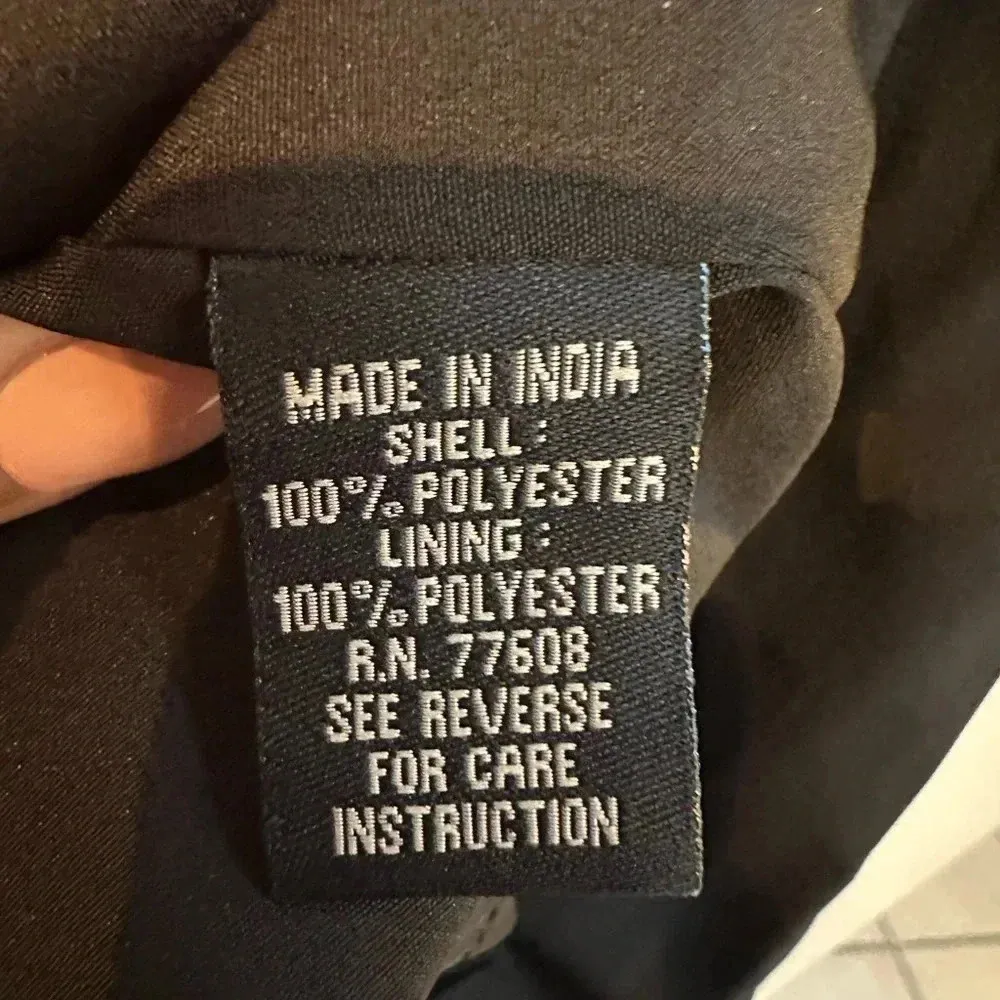 J. Peterman Black Beaded Shift Evening Formal Midi Dress Ruffle Plus Size 20 NWT - Image 12