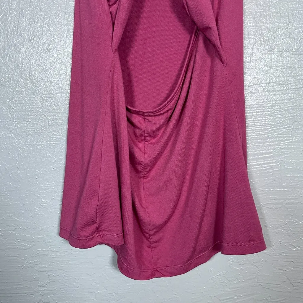 BuffBunny Women S Fuchsia Pink Tank Racerback Stretch Athleisure Workout Gym - Image 5