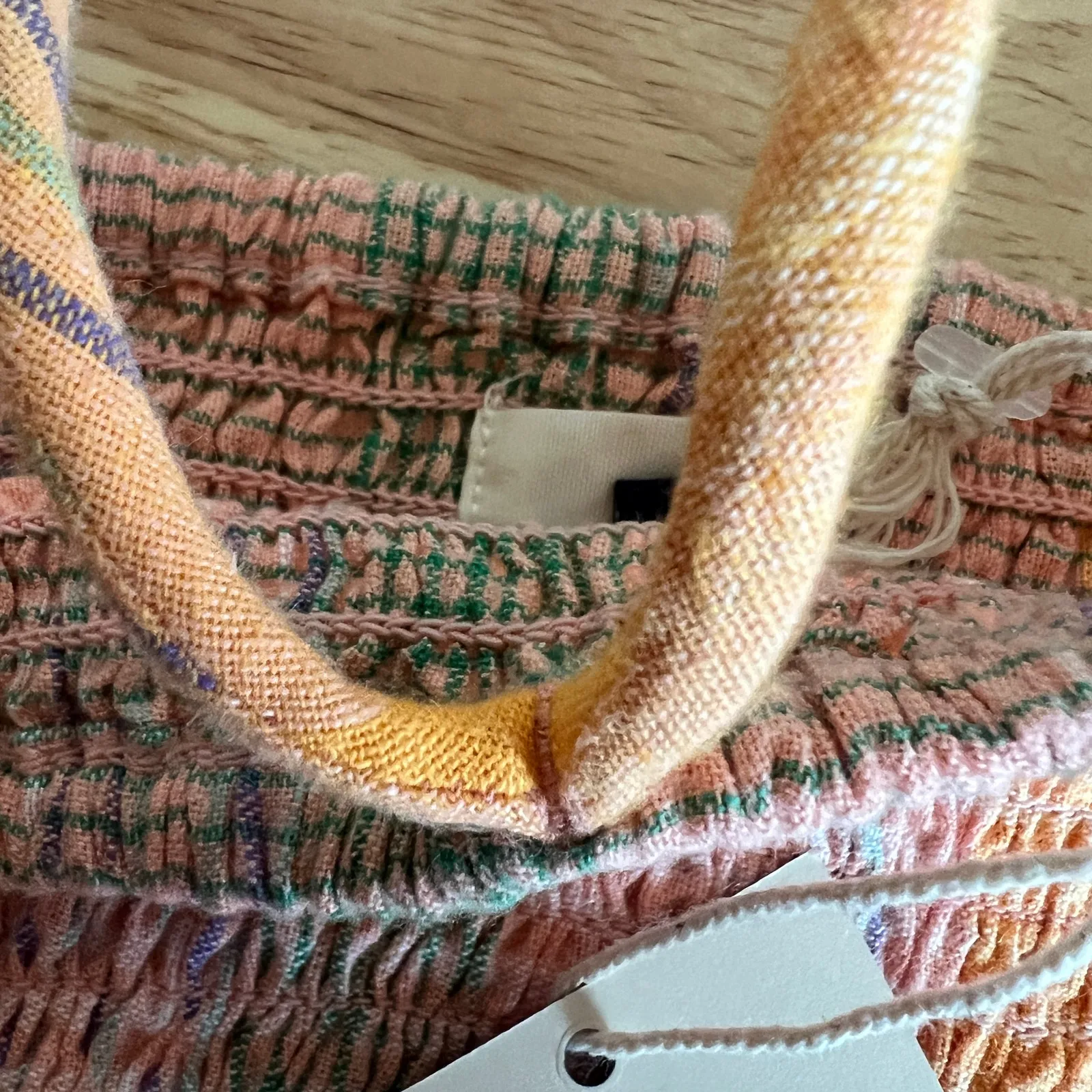 Universal Threads Universal Thread Women's Pink Plaid Smocked Tank Top - Size Medium - NWT - Image 7