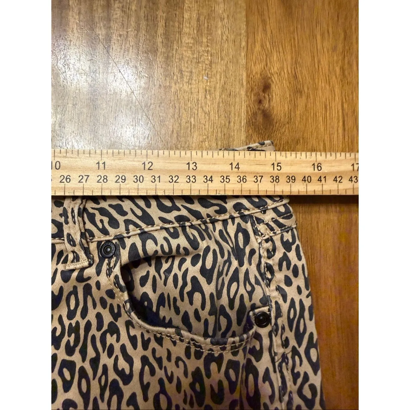 The Limited Jeans Womens Size 6R Animal Print Mid Rise Skinny Pants - Image 5