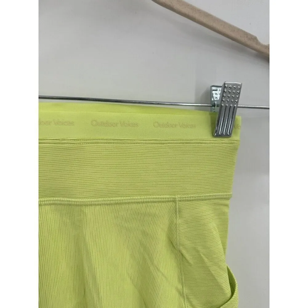 Outdoor Voices Bike Short Women XXS Highlighter Margarita Athletic Thrive 5" NEW - Image 7