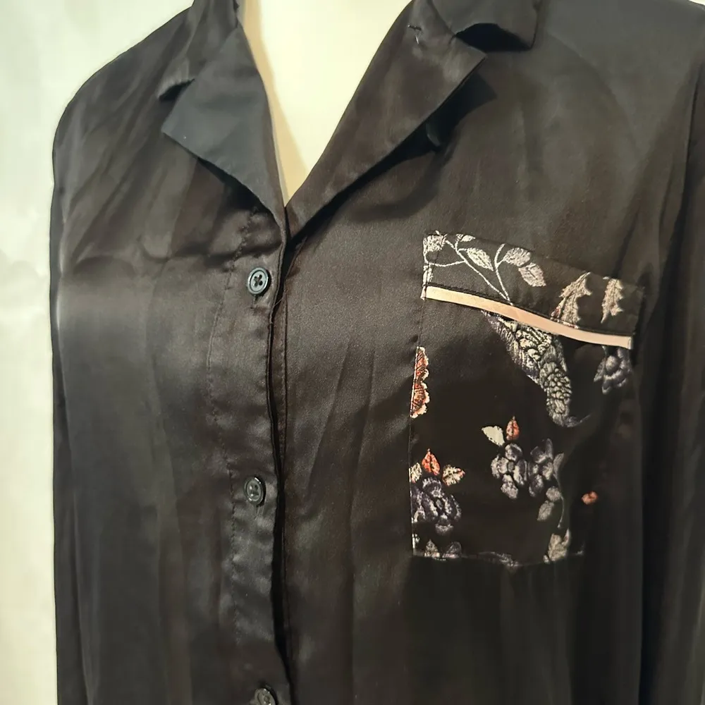 Apt. 9  Black Satin Sleepwear - Image 10