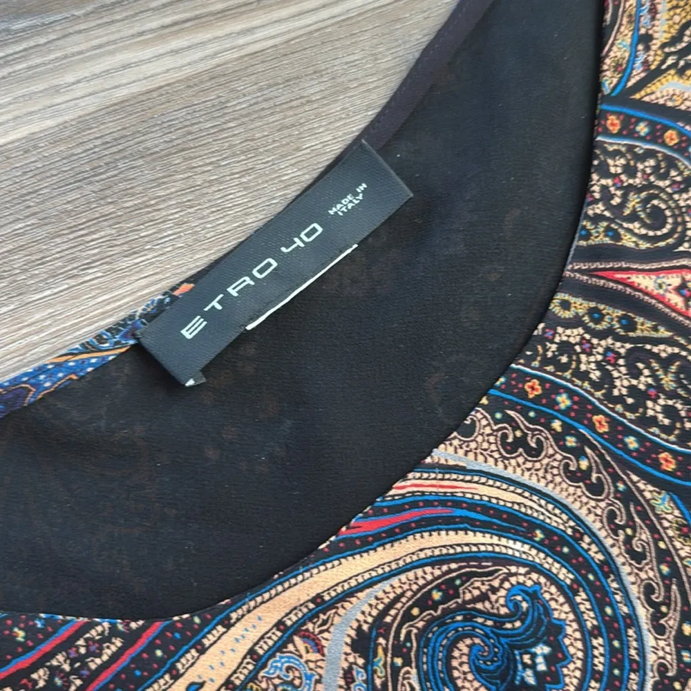 Excellent condition Etro silk paisley print maxi gown Size M - Image 9