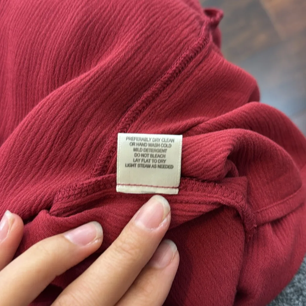 Lovestitch Red Spaghetti‎ Strap Maxi Sundress Size M/L - Image 7