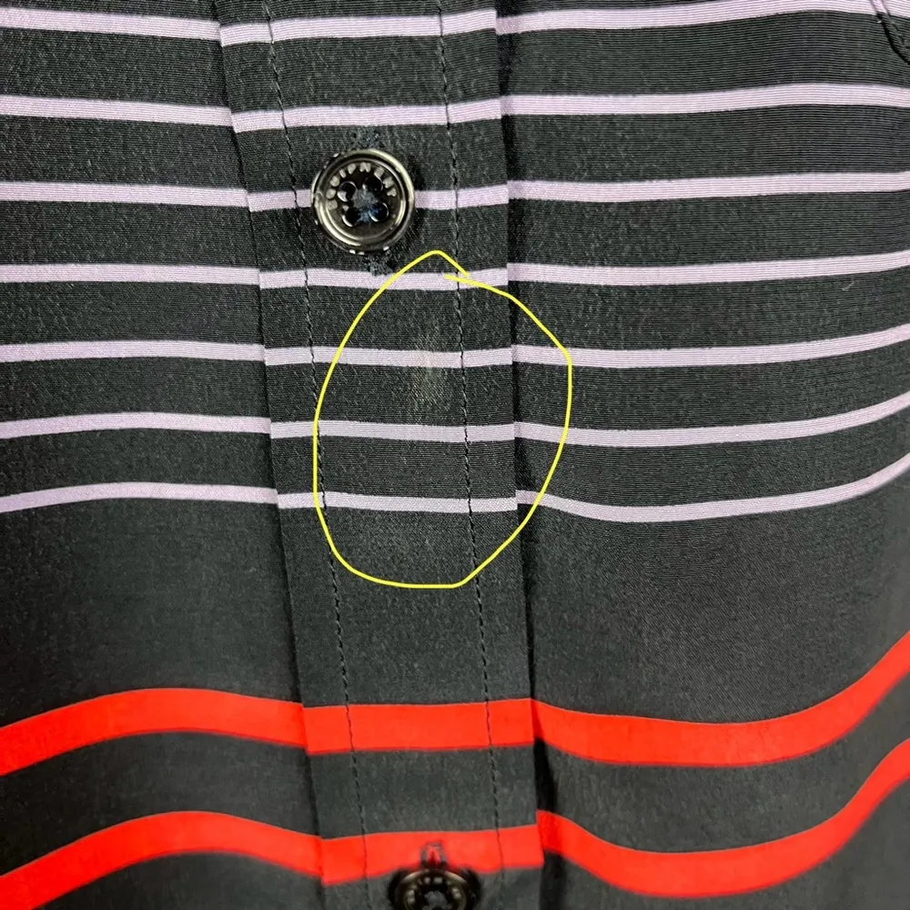 Equipment Purple Stripe Classic Silk Shirt - Image 6